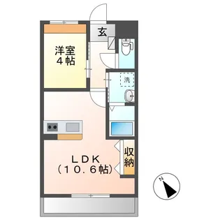 アレグリア【1階】の間取り