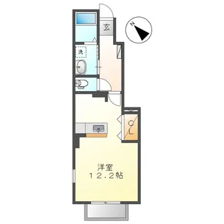 バーミィ・ナチュール【1階】の間取り