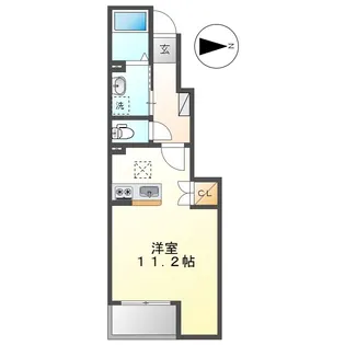 岡山県倉敷市日ノ出町2丁目【アパート】の間取り