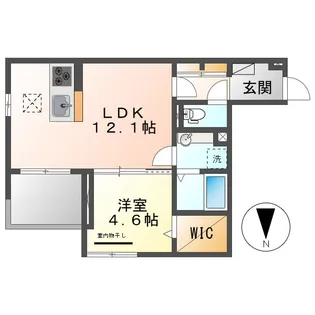 ベル・ポスト【1階】の間取り