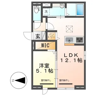 ベル・ポスト【1階】の間取り
