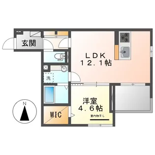 ベル・ポスト【2階】の間取り