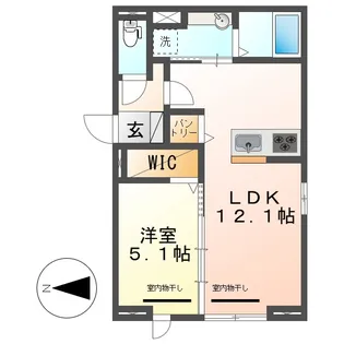 ベル・ポスト【2階】の間取り