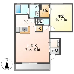 岡山県倉敷市福田町浦田【アパート】の間取り