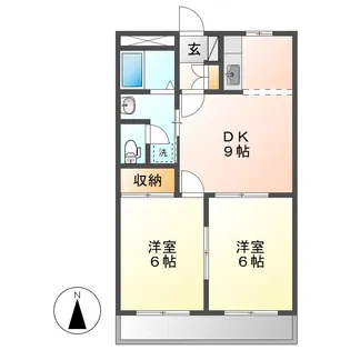 ロイヤルハイツ692【2階】の間取り
