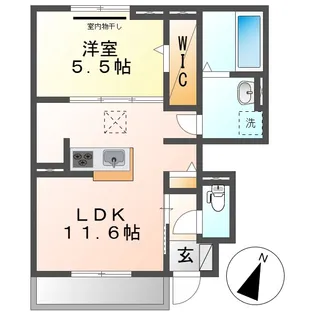 フソラ【1階】の間取り