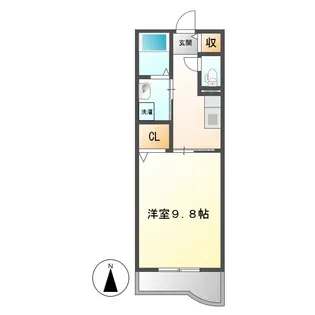 岡山県倉敷市東塚5丁目【マンション】の間取り