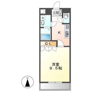 岡山県倉敷市南畝5丁目【アパート】の間取り