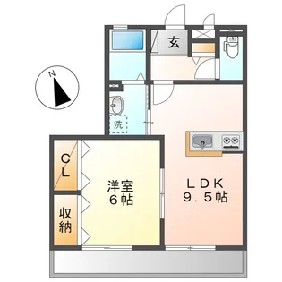 ファミーユ昭和【3階】の間取り