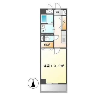 岡山県倉敷市吉岡【マンション】の間取り