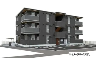 岡山県倉敷市川西町【アパート】の外観