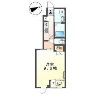 メイグリーン【1階】の間取り