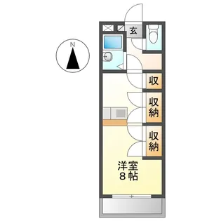 岡山県倉敷市新田【マンション】の間取り