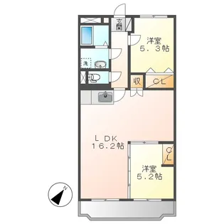 アンティム【3階】の間取り