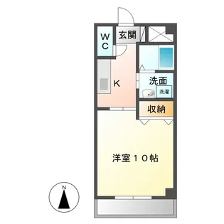 岡山県倉敷市水江【マンション】の間取り