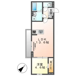 岡山県倉敷市浜ノ茶屋1丁目【アパート】の間取り