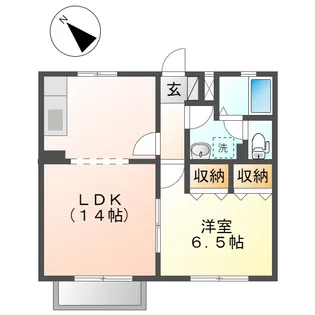 モンプリエールA【2階】の間取り