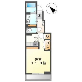 岡山県倉敷市青江【アパート】の間取り
