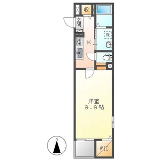 岡山県倉敷市稲荷町【マンション】の間取り
