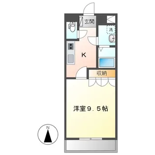 ハーベスト南畝【2階】の間取り