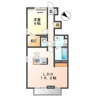 ザルツブルグ中林【1階】の間取り