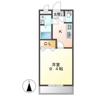 サンコート窪津【2階】の間取り