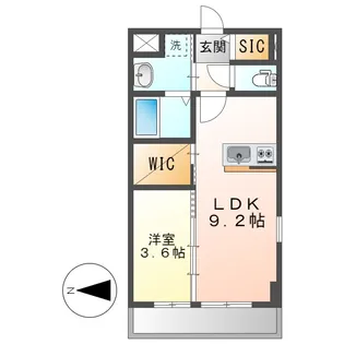 岡山県倉敷市昭和1丁目【マンション】の間取り