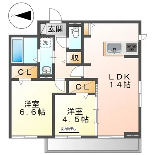 ATLAS【3階】の間取り