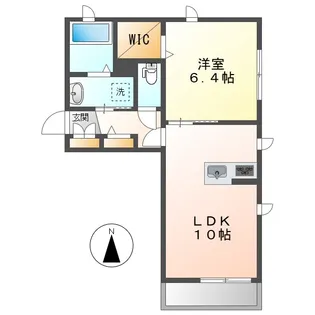 アプレ倉敷【2階】の間取り