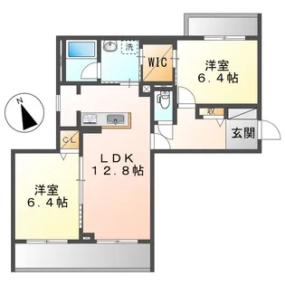 岡山県倉敷市神田2丁目【マンション】の間取り