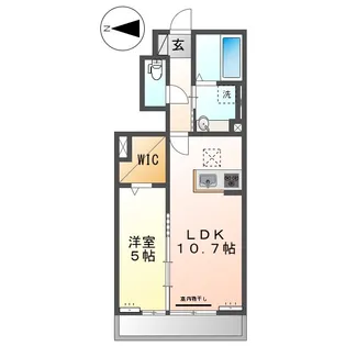 メゾン ボヌール【1階】の間取り