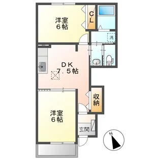 ビッグベアーA【1階】の間取り