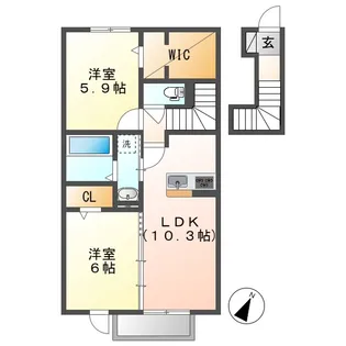 プラントC【2階】の間取り