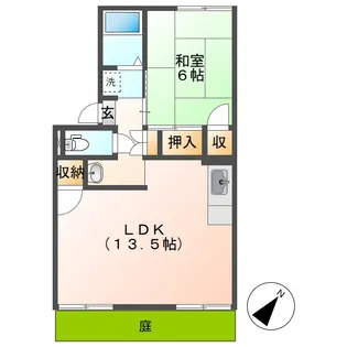 プレジール88【1階】の間取り