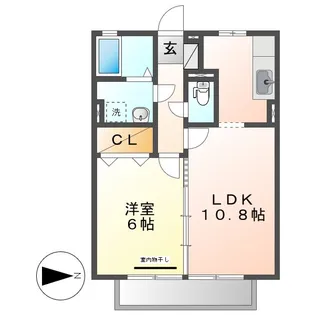 リュミエール【2階】の間取り