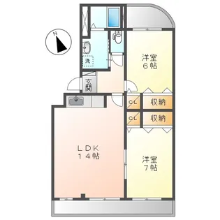アステール【2階】の間取り