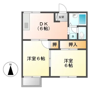 プレジュール須々木【102号室】の間取り