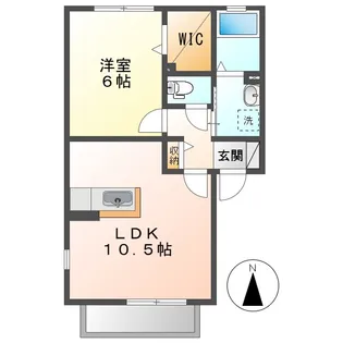 ビッグフォーレスト【1階】の間取り