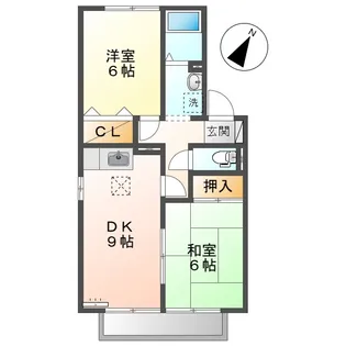 セジュール三宅 D棟【1階】の間取り