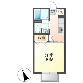 オアーゼ【1階】の間取り