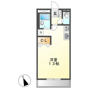 コンフォース亀山Ⅰ【1階】の間取り