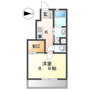 SubLime【101号室】の間取り