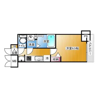 プレサンス梅田北ディア【2階】の間取り