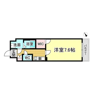 フォーリアライズ大阪ウエストベイ【4階】の間取り