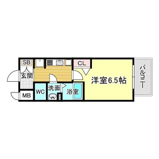 レシオス大阪城公園【4階】の間取り