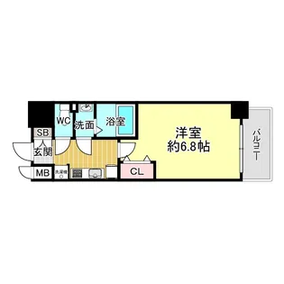 フォーリアライズ大正ノーブル【5階】の間取り