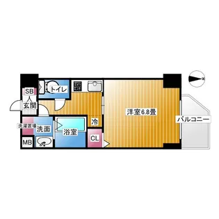 W-STYLE難波【5階】の間取り