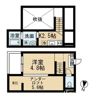 インフィニウム【1階】の間取り