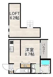 シェリール本陣【1階】の間取り