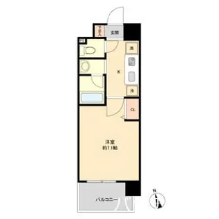 高畑レジデンス【12階】の間取り